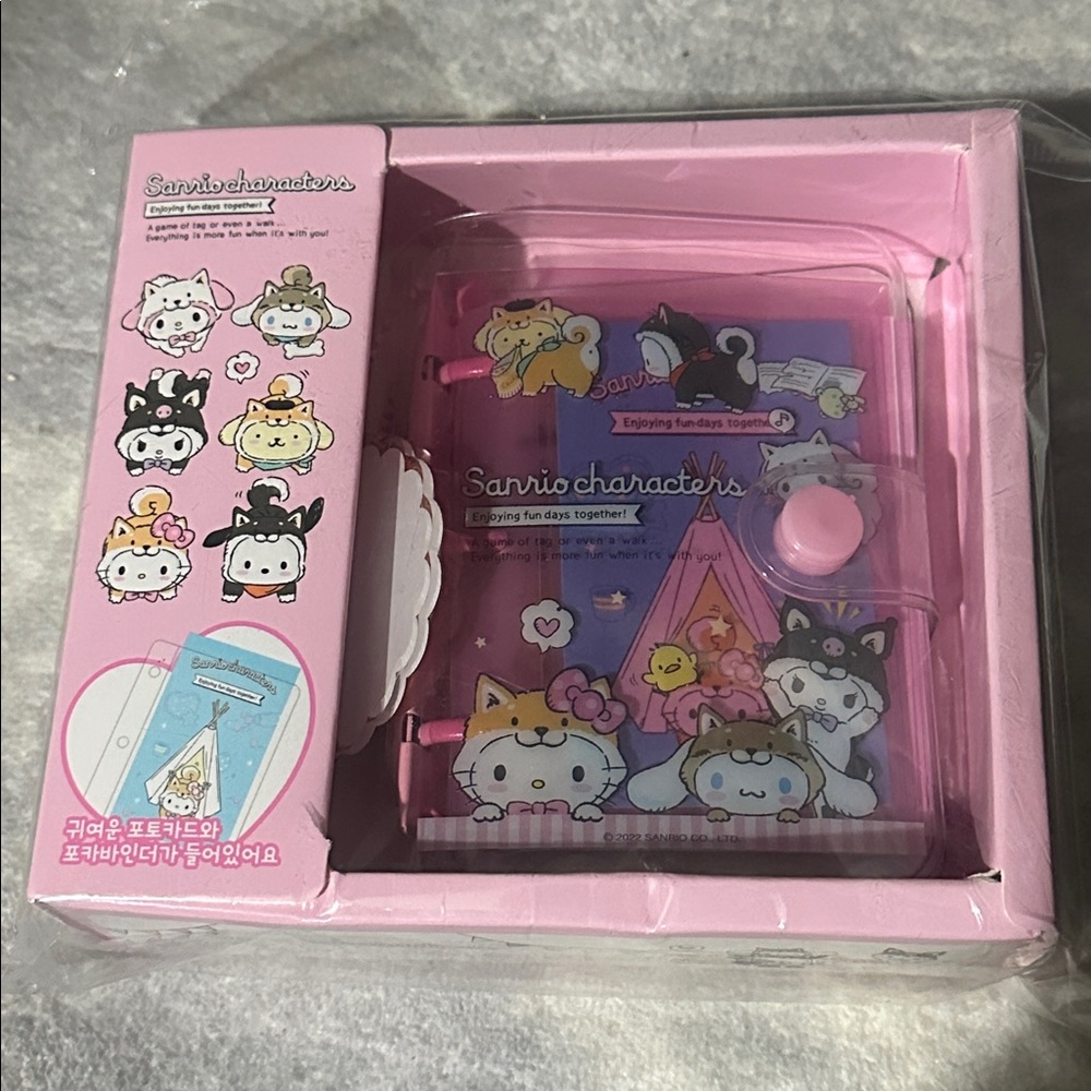 Sanrio Pink Character Journal stickers notes